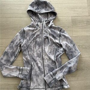Lululemon Define Hooded Jacket Nulu Size 6 Stargaze Pitch Grey